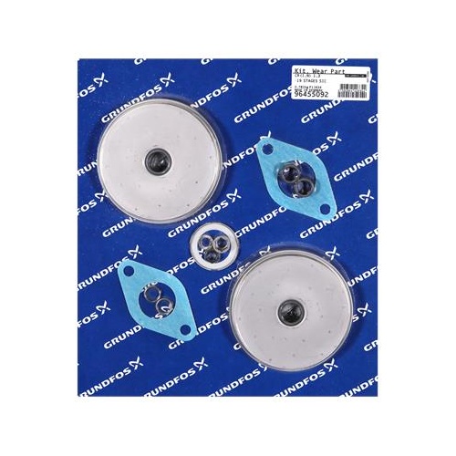Grundfos 96455092 wear part kit, CR/CRI/CRN 1s–3, 19 stages (SiC) — grundfos pump by Grundfos