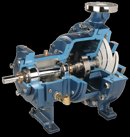 Peerless 8196 PEO 1x1.5x6 pump with empty stuffing box — peerless pump by Peerless