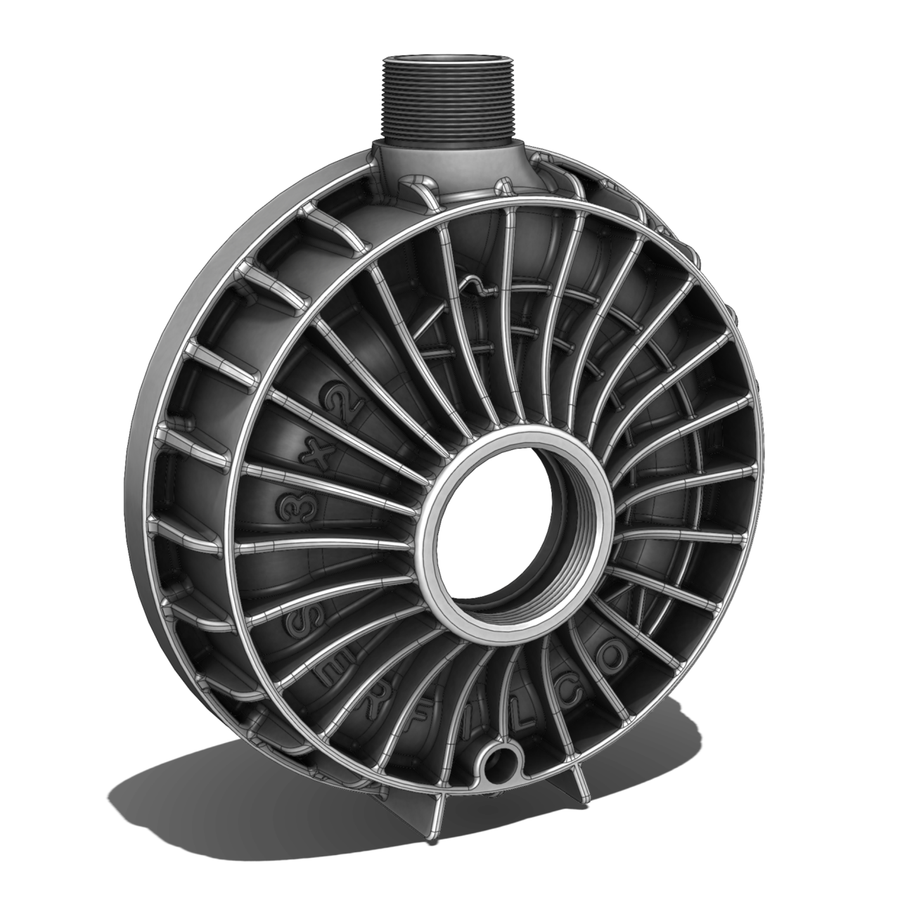 Serfilco 44-2678-1 HE suction casing — serfilco pump by Serfilco